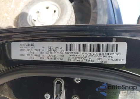 2015 Ram 2500 Tradesman from USA, damaged, VIN 3C6UR5CJ3FG674373